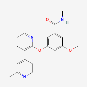 molecular formula C20H19N3O3 B12371927 LG157 