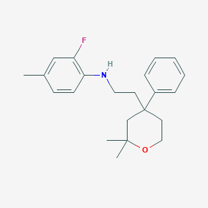 molecular formula C22H28FNO B12371932 Icmt-IN-5 