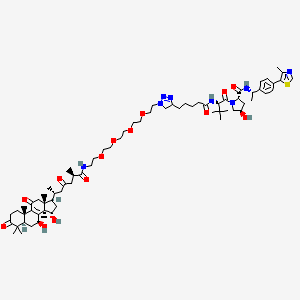 molecular formula C70H106N8O14S B12371960 Antitumor agent-150 