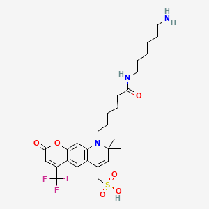 molecular formula C28H38F3N3O6S B12371976 AF 430 amine 