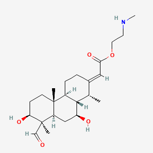 molecular formula C23H37NO5 B1237202 Norerythrostachaldine CAS No. 55729-25-4