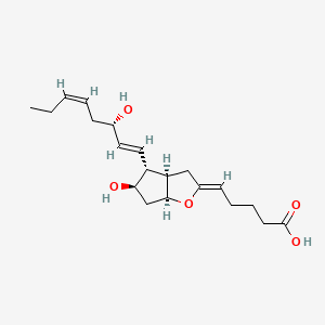 molecular formula C20H30O5 B1237206 prostaglandin I3 CAS No. 68794-57-0