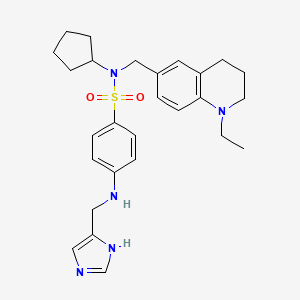 molecular formula C27H35N5O2S B12372081 FANCM-BTR PPI-IN-1 