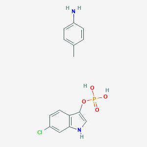 molecular formula C15H16ClN2O4P B123721 6-Chloro-3-indolyl phosphate p-toluidine salt CAS No. 154201-84-0