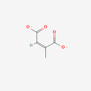 molecular formula C5H4O4-2 B1237211 Citraconate(2-) 