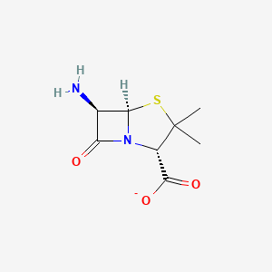 (2S,5R,6R)-6-amino-3,3-dimethyl-7-oxo-4-thia-1-azabicyclo[3.2.0]heptane-2-carboxylate