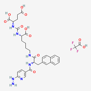 molecular formula C33H38F3N7O11 B12372157 HYNIC-iPSMA TFA 