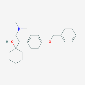 molecular formula C23H31NO2 B123722 1-(1-(4-(Benzyloxy)phenyl)-2-(dimethylamino)ethyl)cyclohexanol CAS No. 93413-61-7