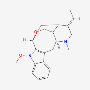 molecular formula C21H26N2O2 B12372433 N-Methoxyanhydrovobasinediol 