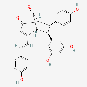 molecular formula C28H22O6 B1237245 Gnetin A CAS No. 82084-87-5