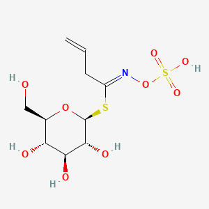 molecular formula C10H17NO9S2 B1237260 2-Propenyl glucosinolate 