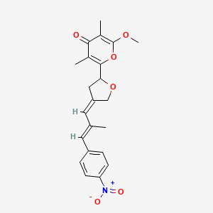 molecular formula C22H23NO6 B1237265 Aureothin 