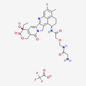 molecular formula C31H31F4N5O9 B12372662 Deruxtecan analog 2 monoTFA 