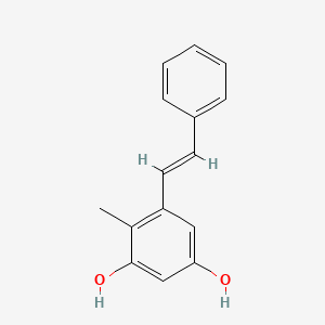 (E)-4-Methyl-5-styrylbenzene-1,3-diol