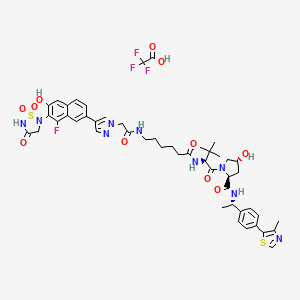 molecular formula C48H55F4N9O11S2 B12372737 PVD-06 