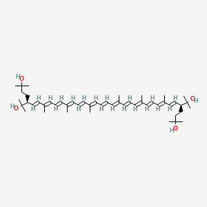 molecular formula C50H76O4 B1237277 Bacterioruberin CAS No. 32719-43-0