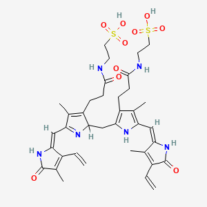molecular formula C37H46N6O10S2 B1237282 Taurobilirubin CAS No. 39084-19-0