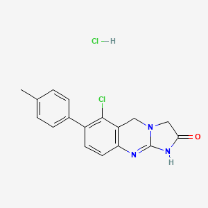 molecular formula C17H15Cl2N3O B12372917 Antitumor agent-100 hydrochloride 