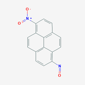 molecular formula C16H8N2O3 B012373 1-Nitro-6-nitrosopyrene CAS No. 101043-65-6