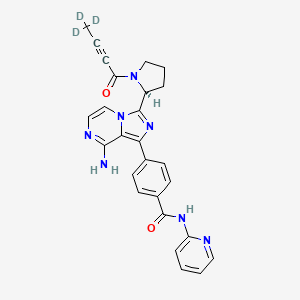 molecular formula C26H23N7O2 B12373005 Acalabrutinib-d3 