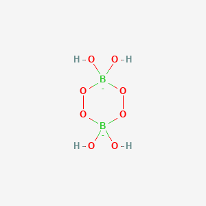 molecular formula B2H4O8-2 B1237305 Perborate 