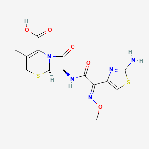 molecular formula C14H15N5O5S2 B1237308 cefetamet CAS No. 90712-47-3