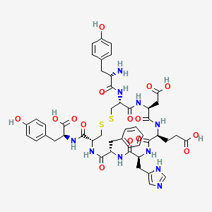 molecular formula C48H56N10O15S2 B12373095 Kp7-6 
