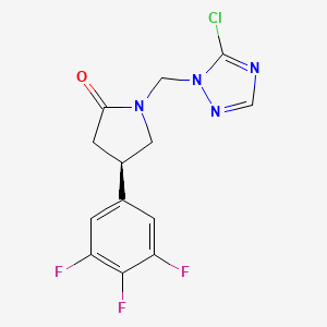 molecular formula C13H10ClF3N4O B12373101 SDI-118 CAS No. 1651179-19-9