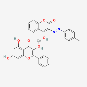 molecular formula C31H22CoN2O8 B12373130 Anticancer agent 200 