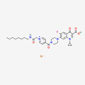 molecular formula C33H41BrFN5O5 B12373137 Antibacterial agent 181 
