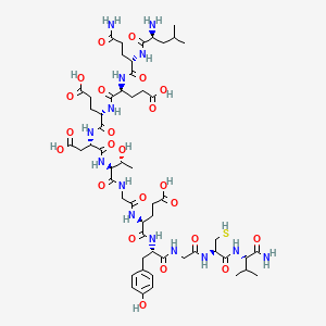 molecular formula C55H84N14O23S B12373143 mLR12 
