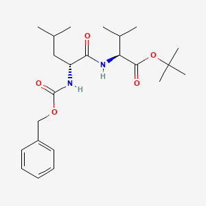 molecular formula C23H36N2O5 B12373197 Cbz-D-Leu-Val-Boc 