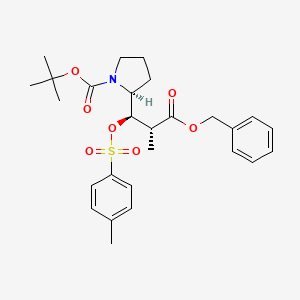 molecular formula C27H35NO7S B12373307 Monomethyl auristatin E intermediate-17 