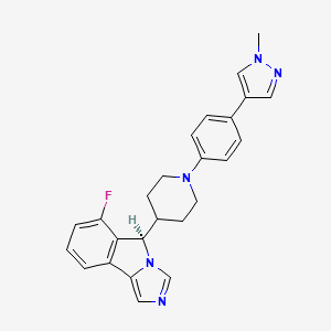 molecular formula C25H24FN5 B12373329 (R)-Ido/tdo-IN-1 