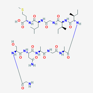 molecular formula C42H74N12O14S B12373348 [Ala28]-|A Amyloid(25-35) 