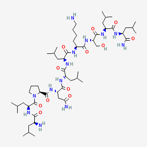 molecular formula C54H99N13O12 B12373386 Temporin K 
