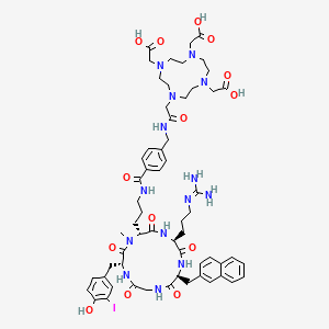 molecular formula C60H79IN14O14 B12373403 Anditixafortide CAS No. 1821136-83-7
