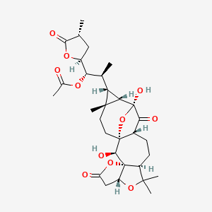 molecular formula C31H42O11 B12373413 Preschisanartanin B 