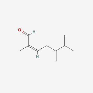 molecular formula C10H16O B1237345 (Z)-2-Methyl-5-isopropylhexa-2,5-dienal CAS No. 112164-19-9
