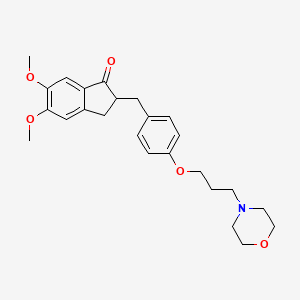 molecular formula C25H31NO5 B12373459 BChE-IN-19 