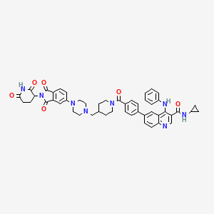 molecular formula C49H48N8O6 B12373474 LC-1-40 