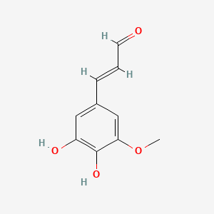 molecular formula C10H10O4 B1237348 5-Hydroxyconiferaldehyde 