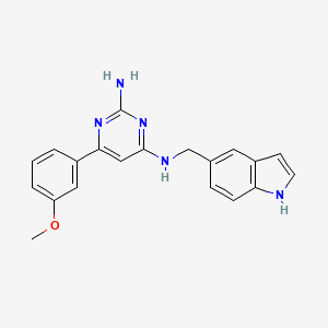 molecular formula C20H19N5O B12373503 Tubulin degrader 1 