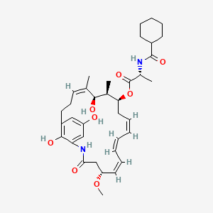 molecular formula C36H50N2O8 B1237358 Ansatrienin B CAS No. 80111-48-4