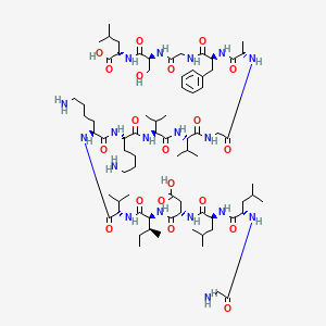 molecular formula C76H130N18O20 B12373626 Aurein 2.1 