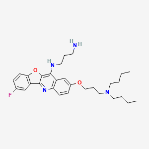 molecular formula C29H39FN4O2 B12373811 Anticancer agent 207 