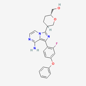 molecular formula C24H23FN4O3 B12373929 Btk-IN-31 