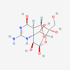 molecular formula C11H17N3O8 B1237398 4-Epitetrodotoxin 