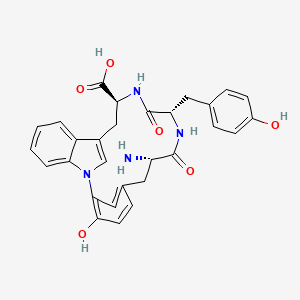 molecular formula C29H28N4O6 B12374012 Neopetromin 