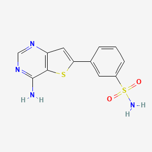 molecular formula C12H10N4O2S2 B12374060 OSM-S-106 